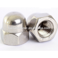 high quality stanless steel flange cap nut, flange head nut